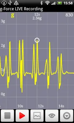 g-Force Recorder android App screenshot 5